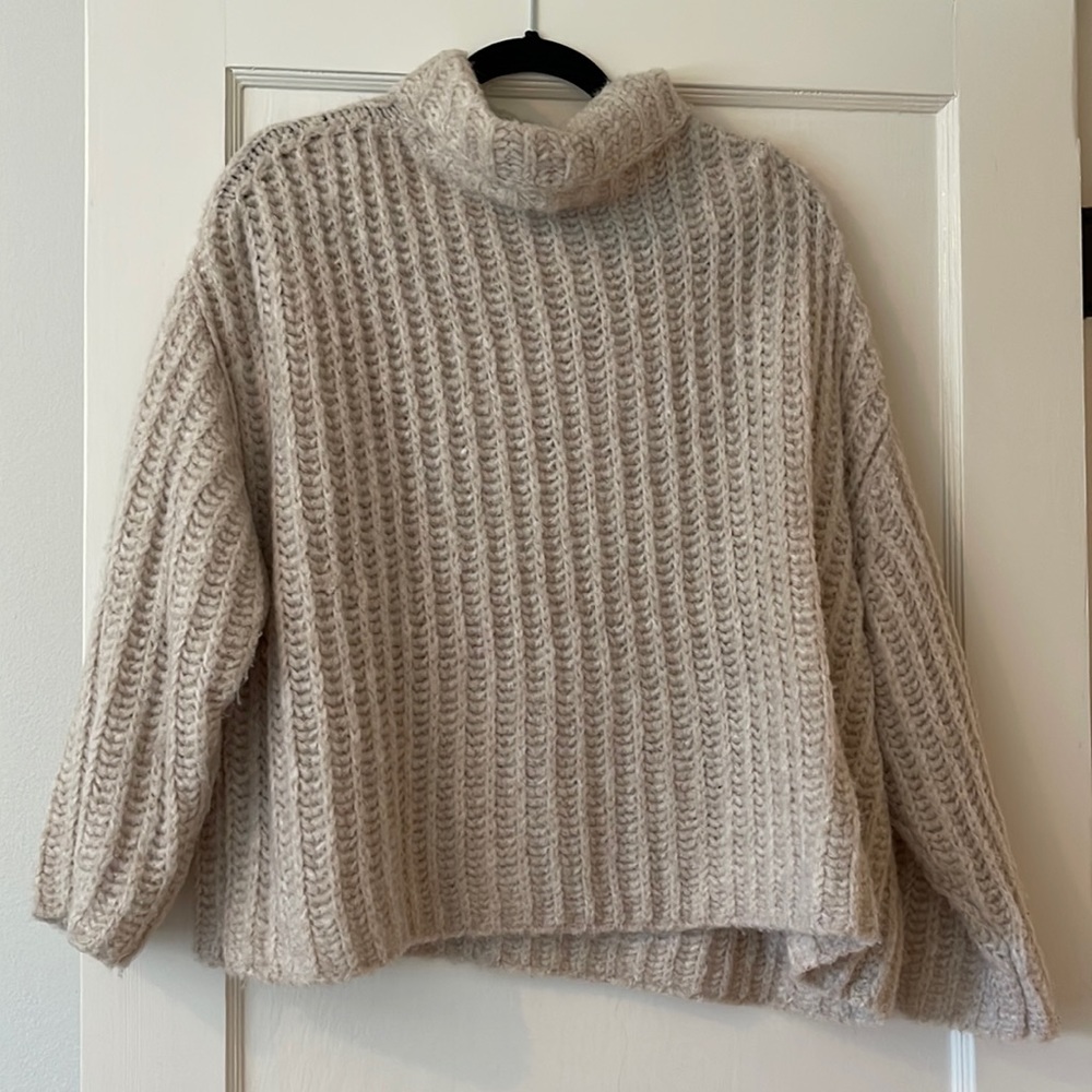 Free People chunky knit sweater